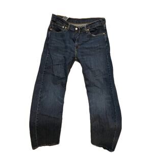 Levi's 505 Regular Straight Leg Jeans Mens 36x32
